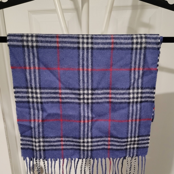 Purple Plaid 100% Baby Alpaca Made In PERU - Picture 3 of 5